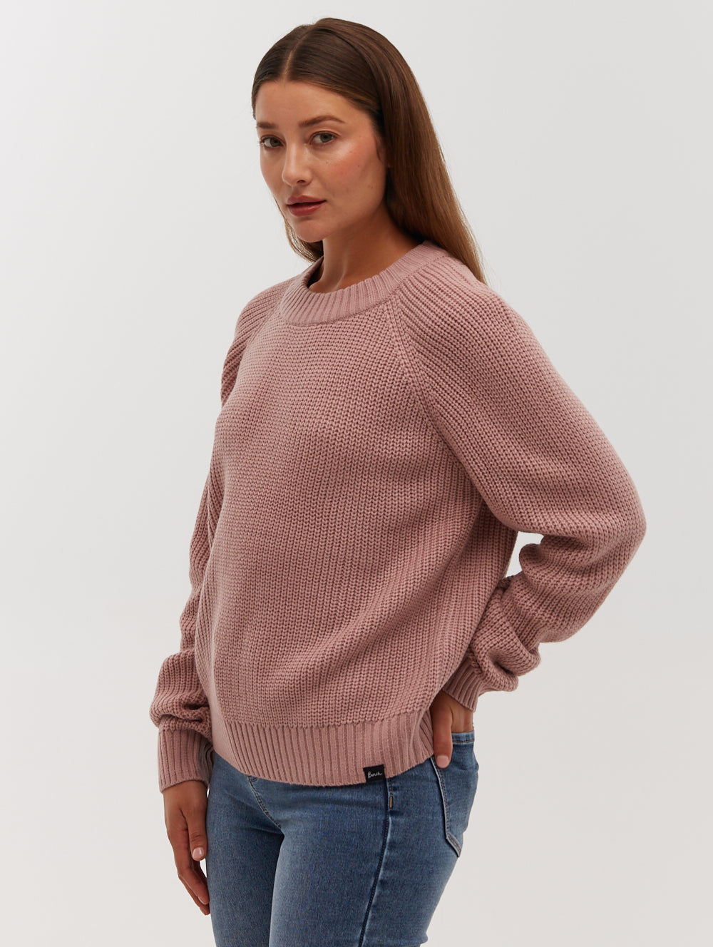 Georgiana Raglan Crew Neck Sweater