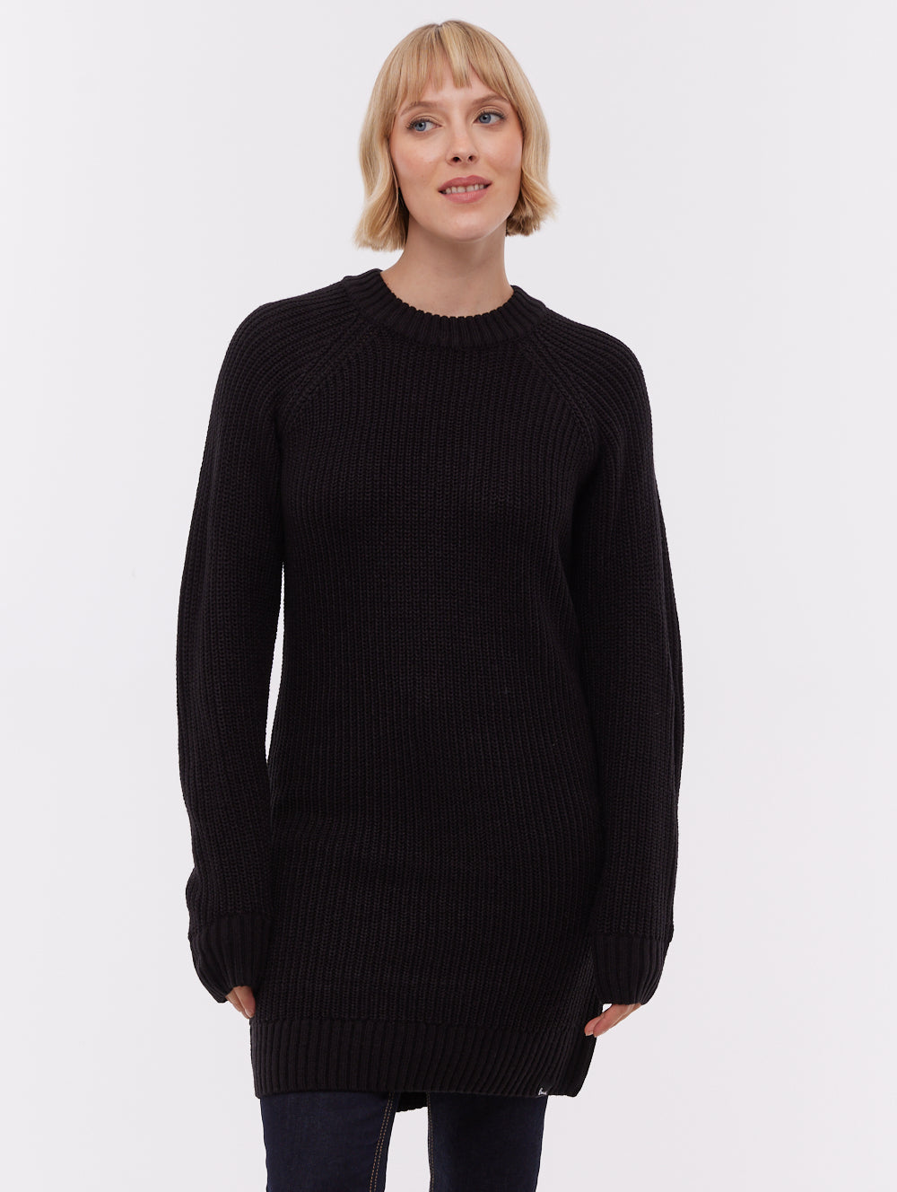 Karlie Rib Knit Sweater Dress