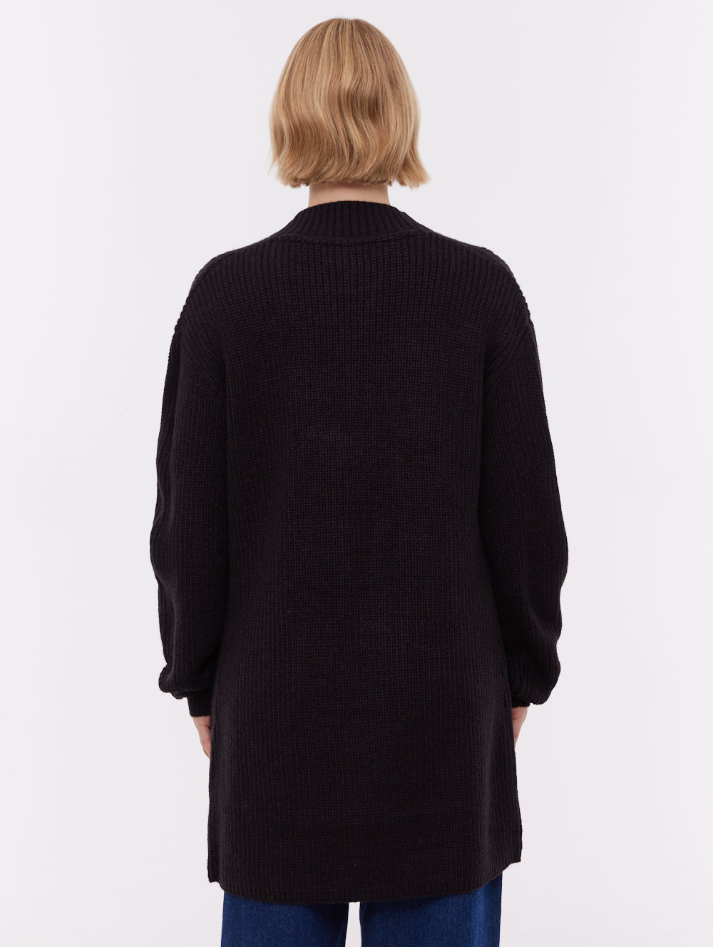 Asteria Long Cardigan Sweater - Black - Bench