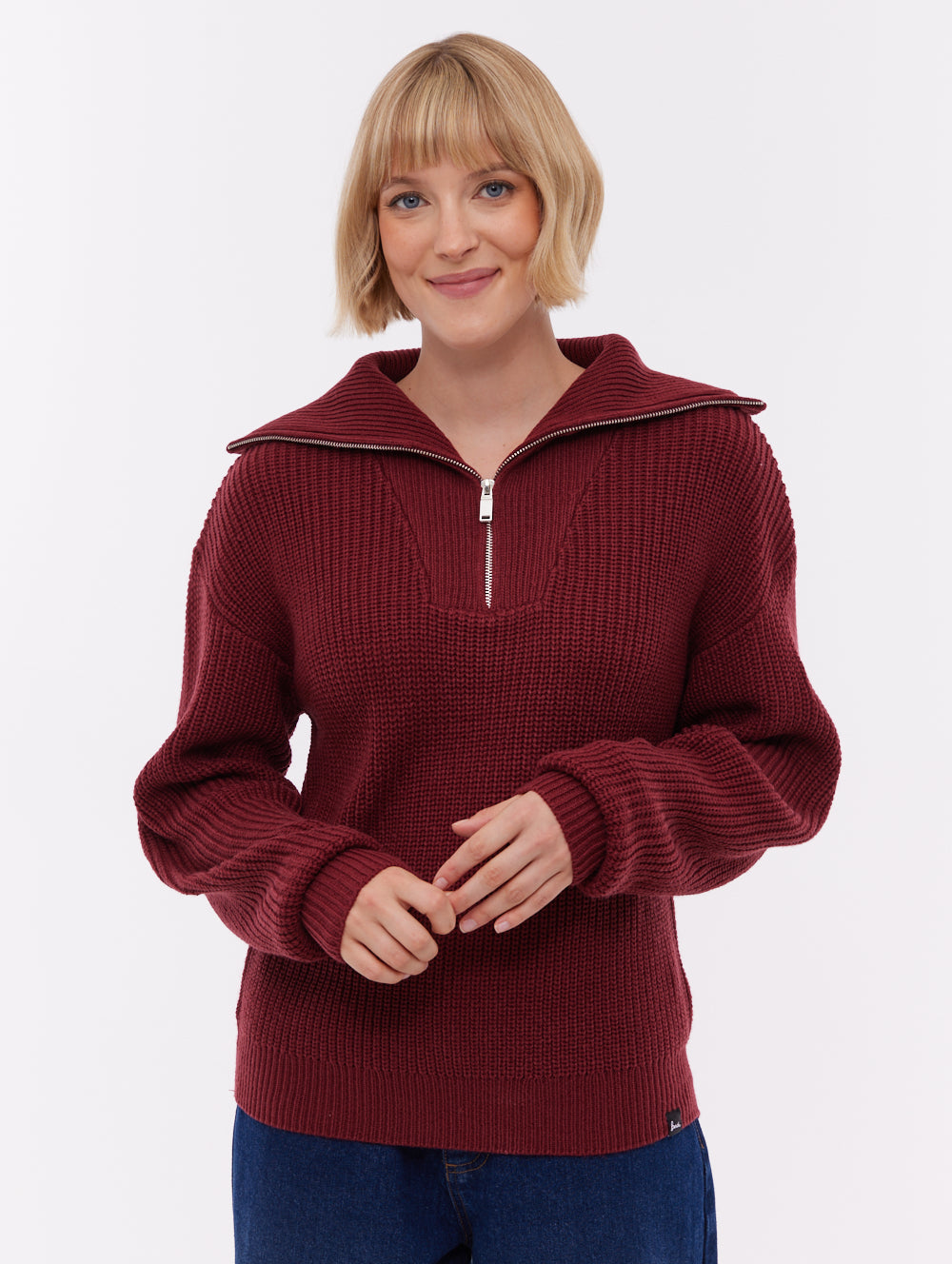 Thurynn Oversize Zippered Funnel Sweater | Bench Canada