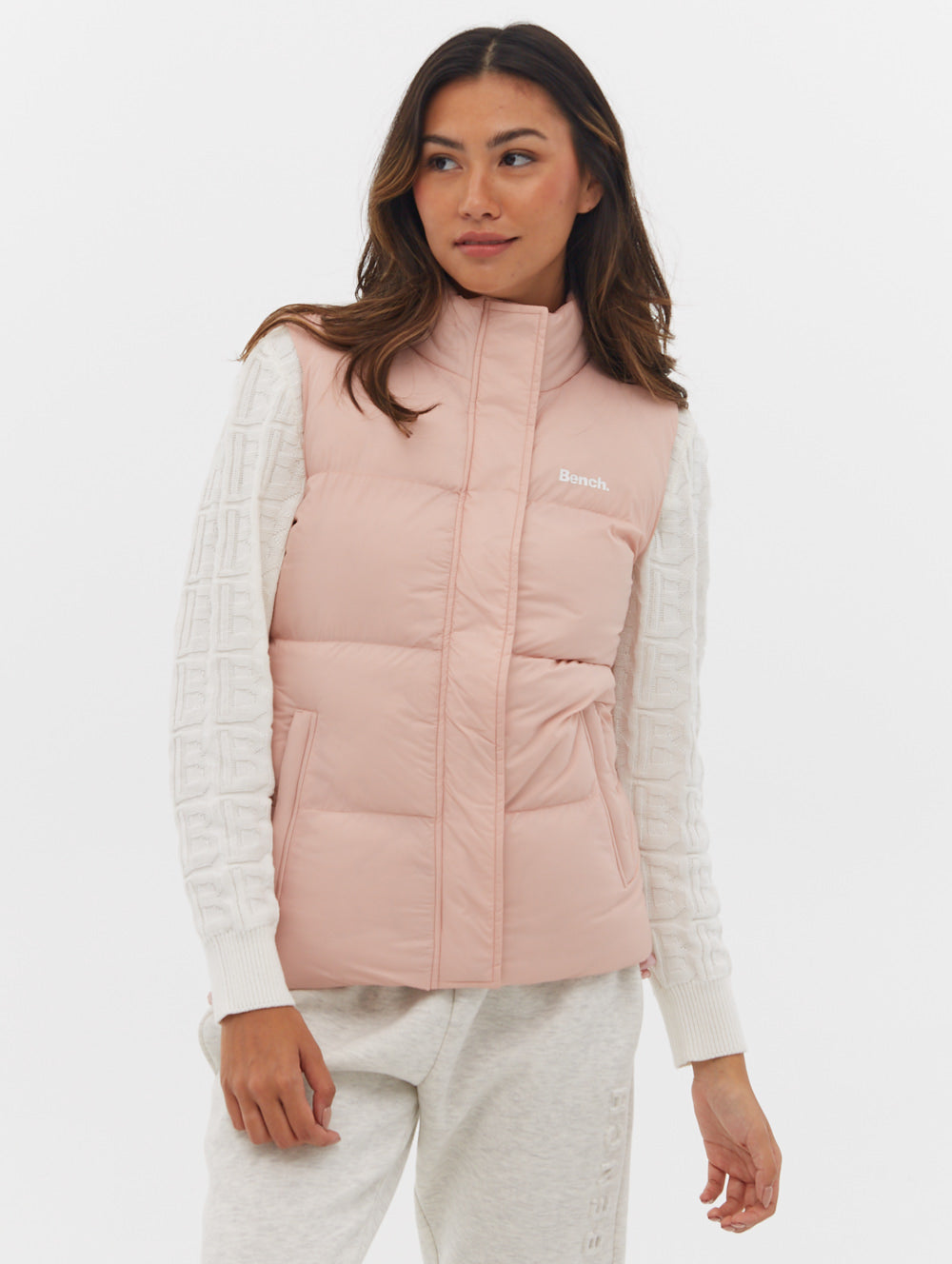 Mattea Funnel Neck Puffer Vest