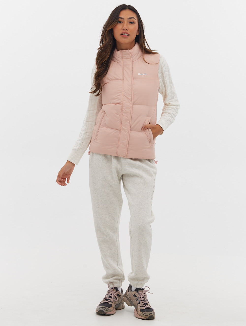 Mattea Funnel Neck Puffer Vest