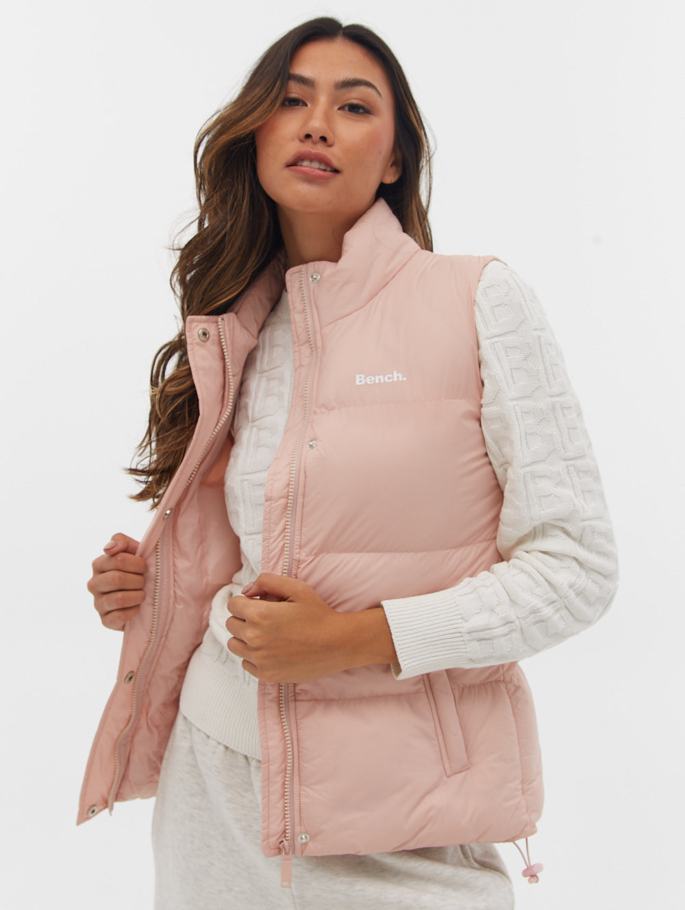 Mattea Funnel Neck Puffer Vest