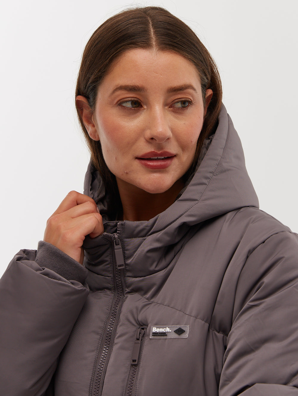 Eloraina Chevron Puffer Parka