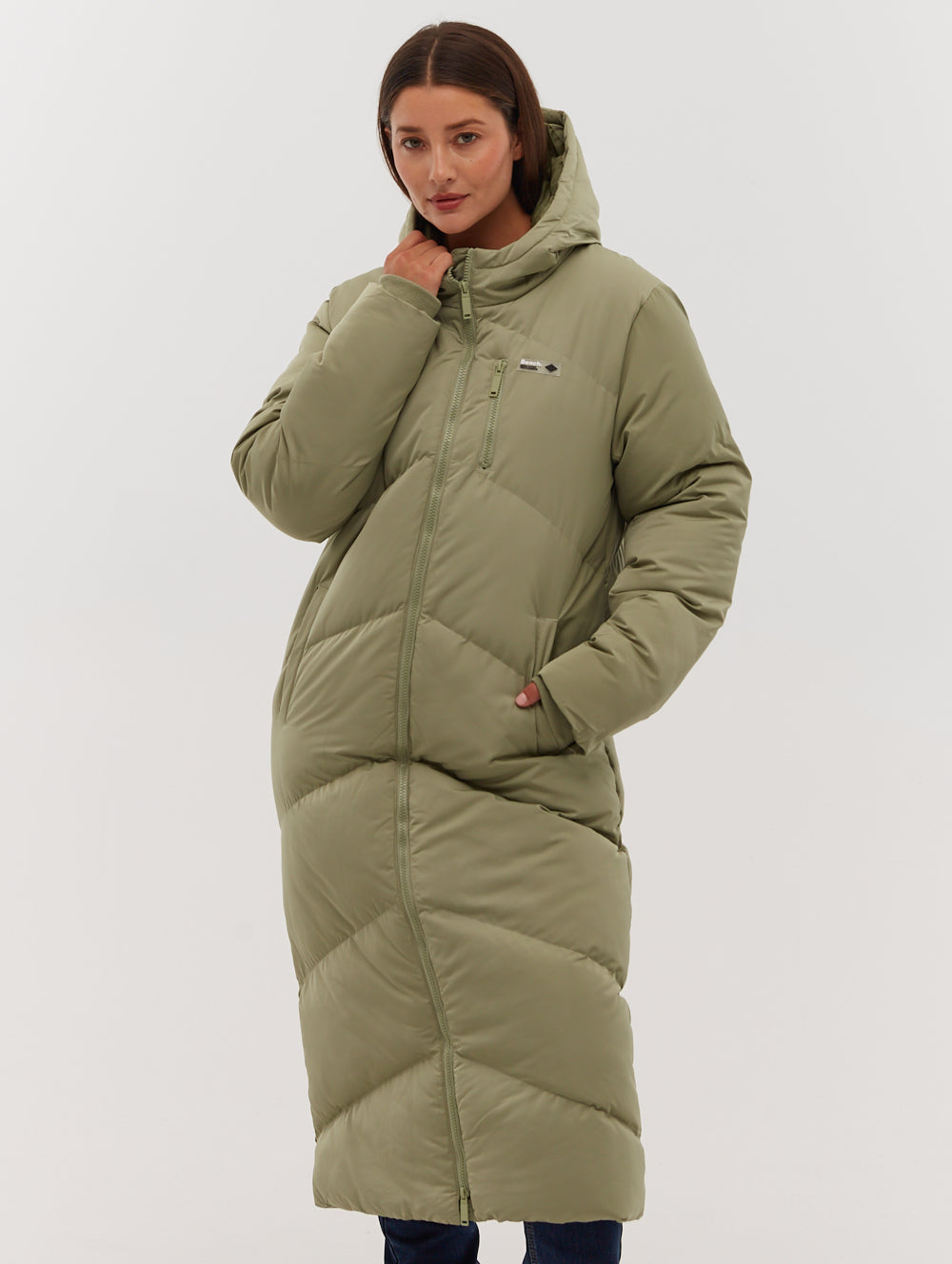 Eloraina Chevron Puffer Parka