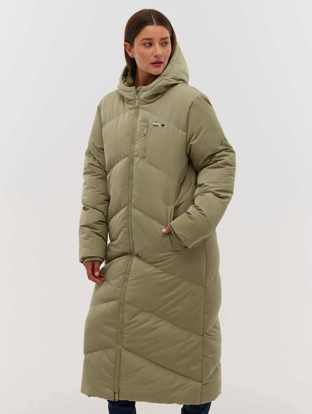 Eloraina Chevron Puffer Parka