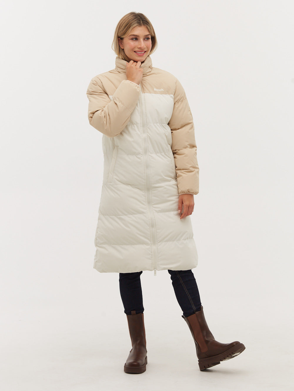 Long padded coat north on sale face