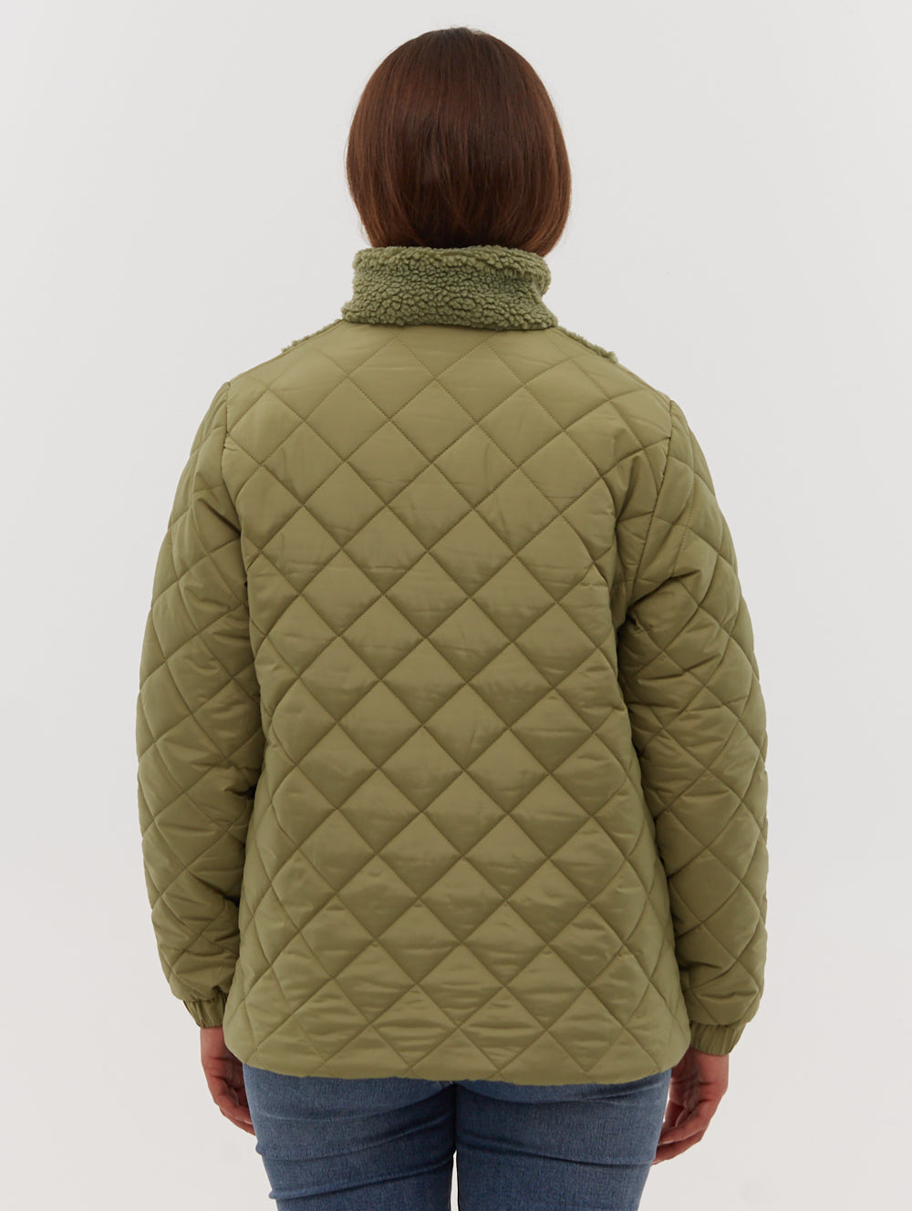 Chel Quarter-Zip Quilted Jacket - Bench
