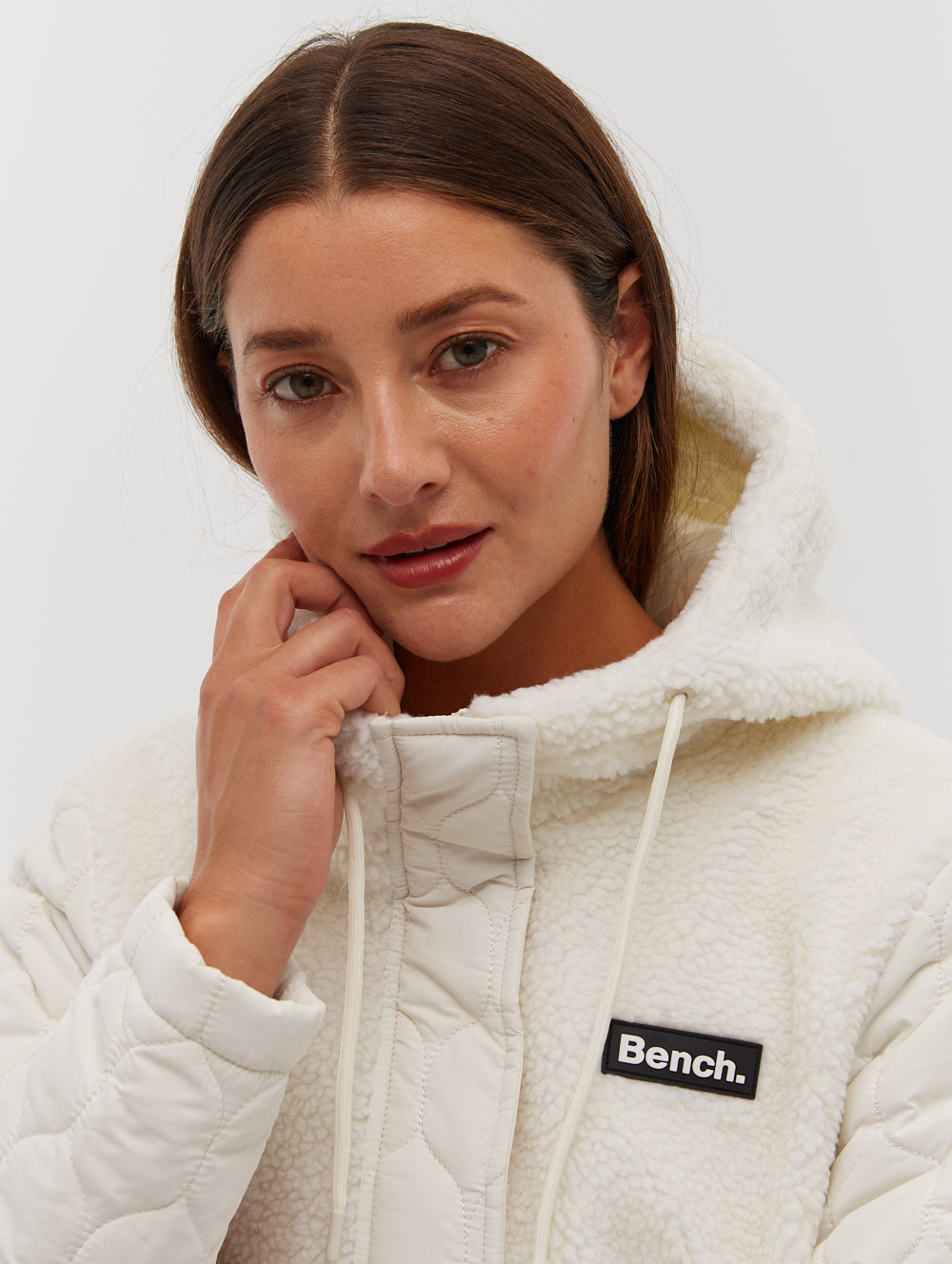 Lelah Honeycomb Quilted Longline Parka