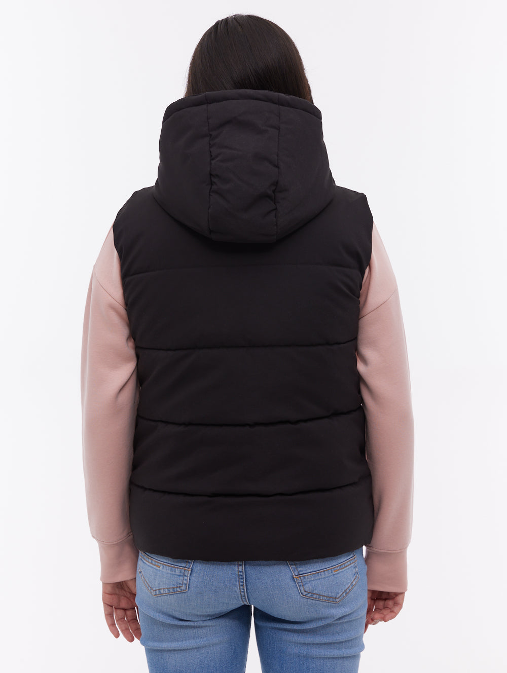 Heekpek Gilet Sans Manche Femme Avec Capuche Amovible Zippé