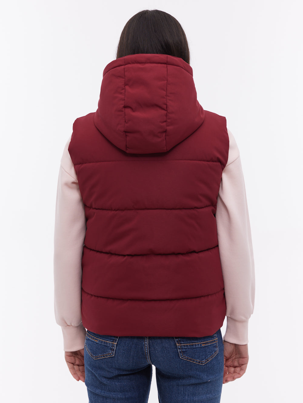 Hollew Hooded Vest - Red - Bench