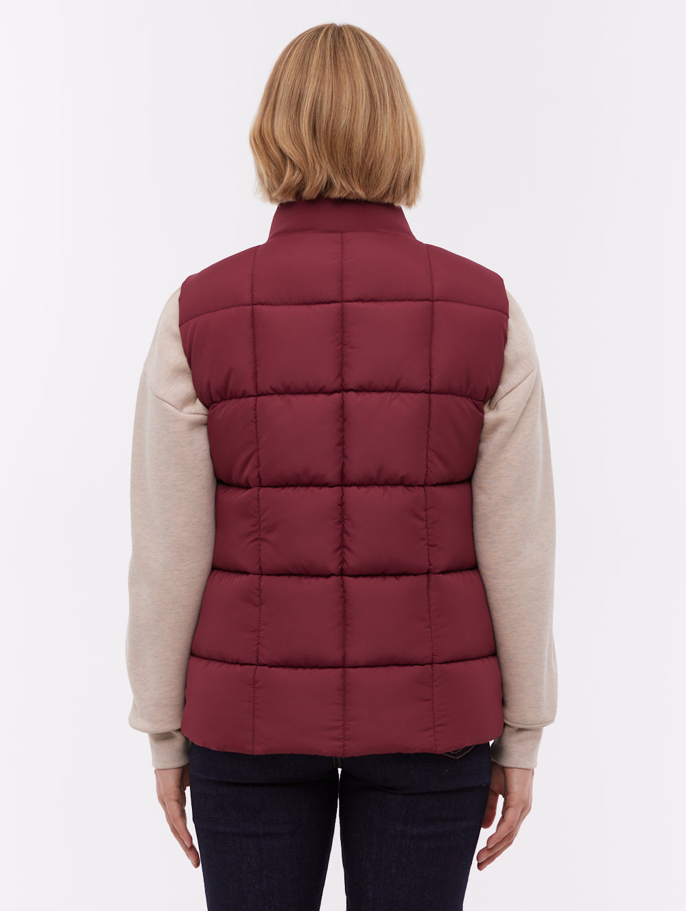 Kacie veste sans manches matelassée - Rouge