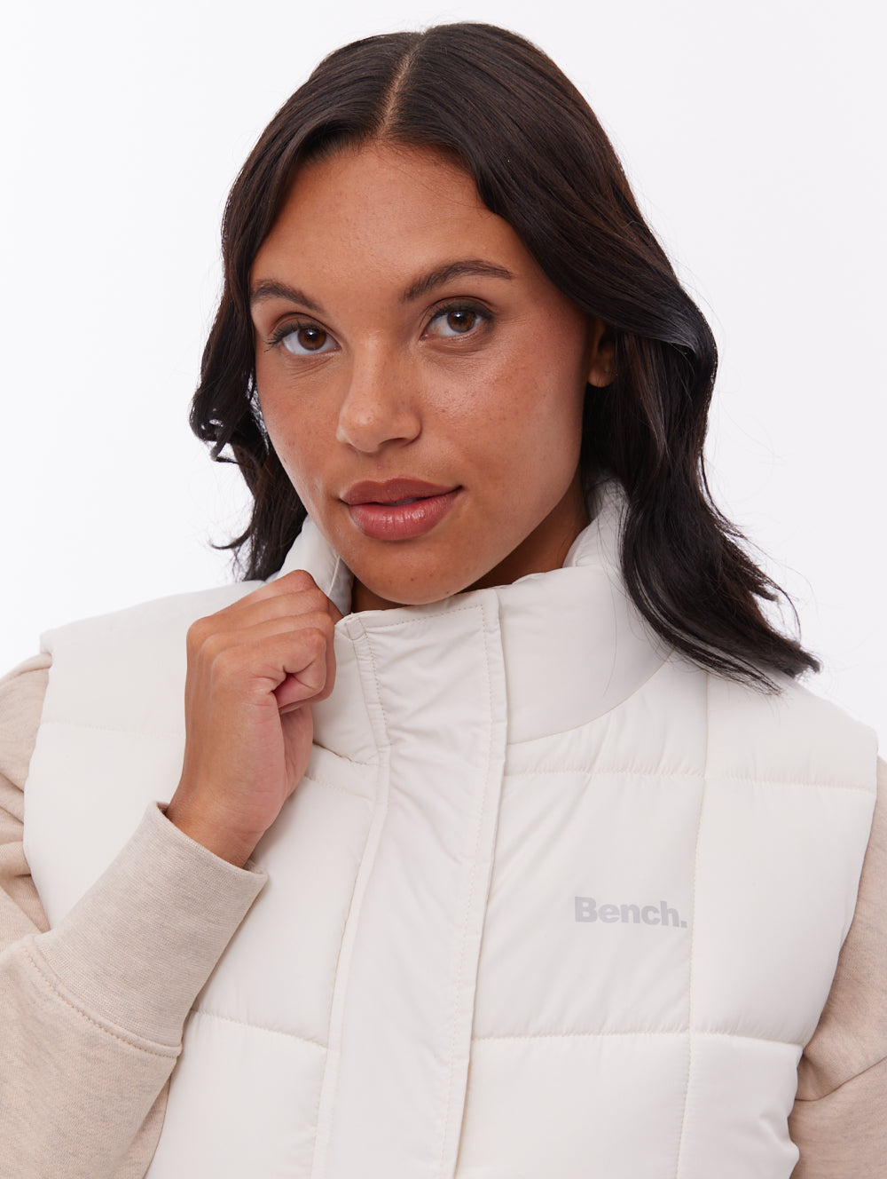 Kacie veste sans manches matelassée - Blanc