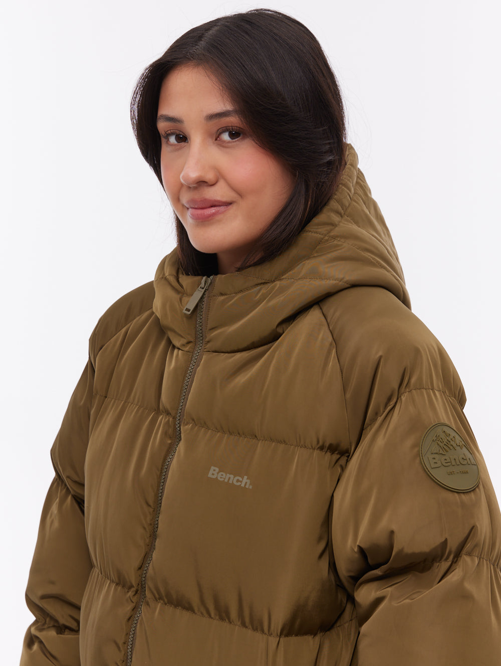 Larah Midi Parka - Green - Bench