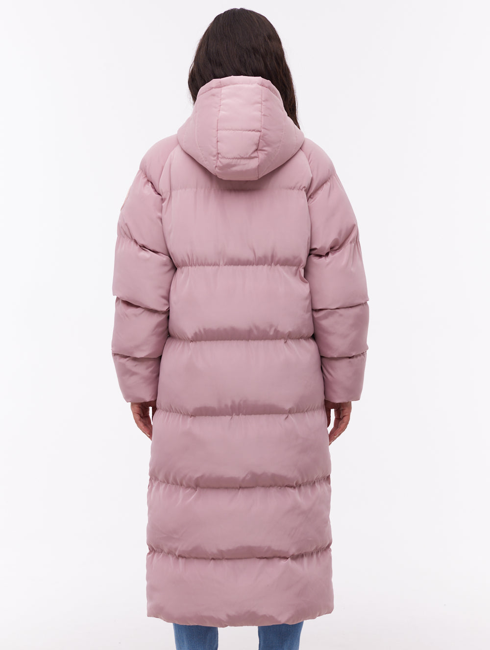 Larah parka matelassé mi-long - Rose