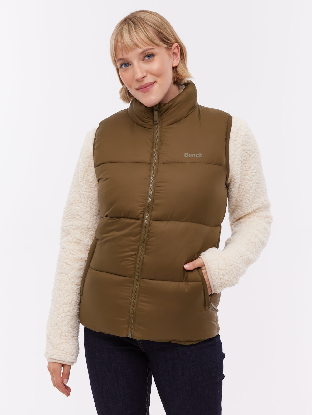 Matina Puffer Vest - Green - Bench