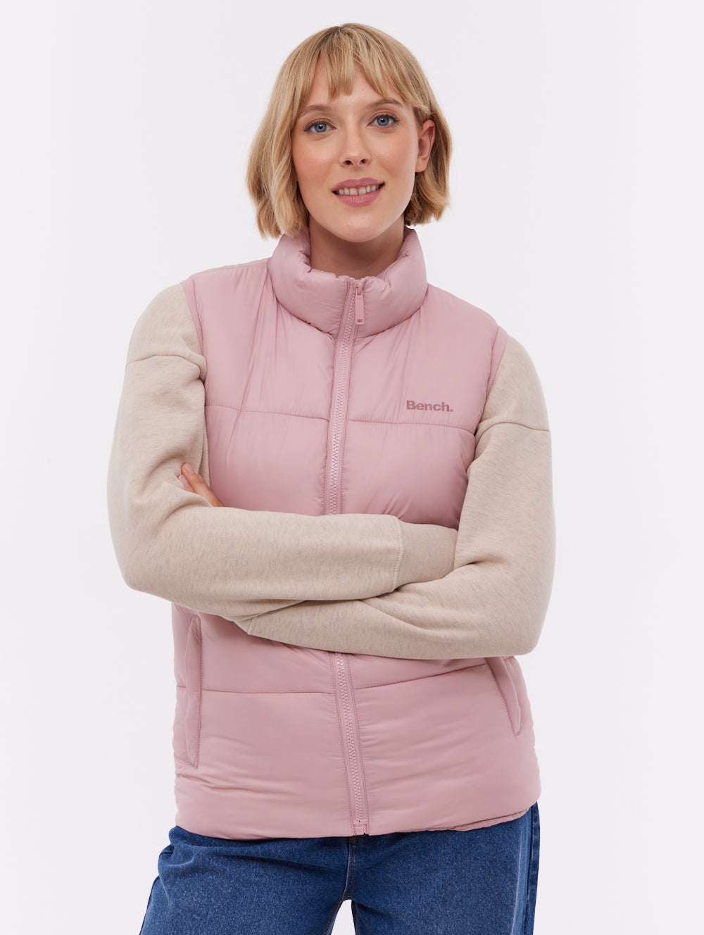 Matina veste sans manches matelassée - Rose
