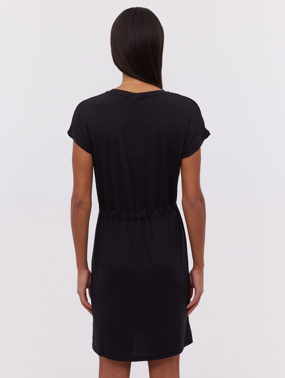 princess polly baby blue dress Charissa Boat Neck Midi Dress in Black