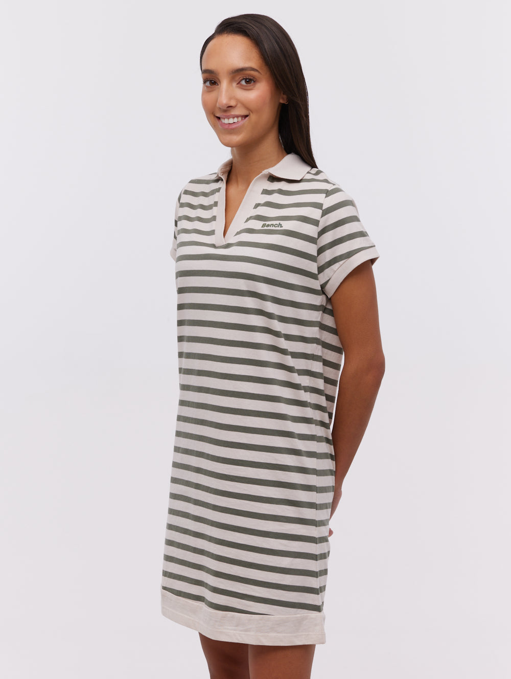 Orenda Stripe Polo Dress