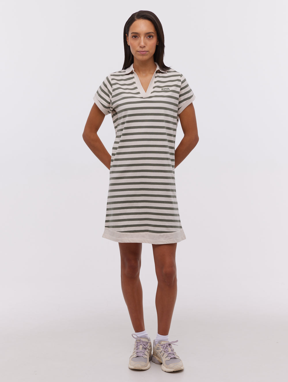 Orenda Stripe Polo Dress