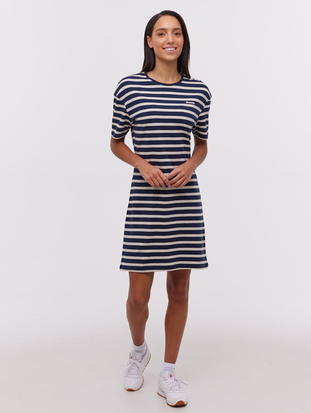 Frandi Striped T-Shirt Midi Dress Bench
