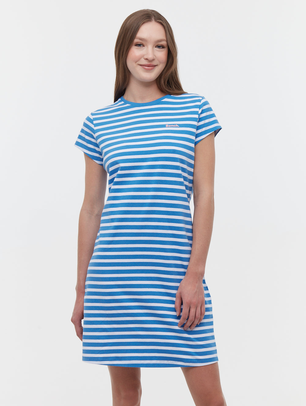 Mabelle Striped T-Shirt Midi Dress Bench