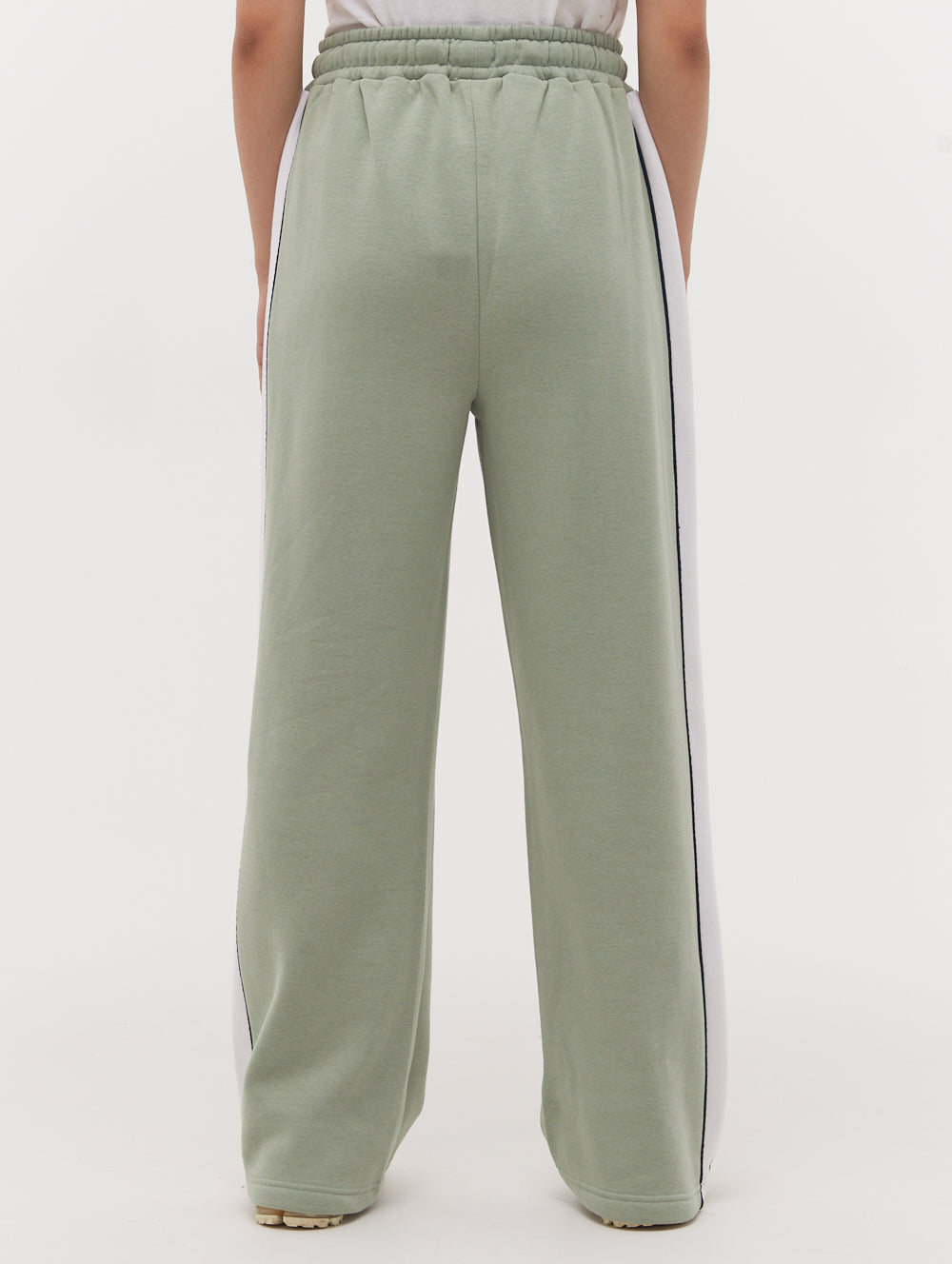 Elline Wide Leg Striped Joggers