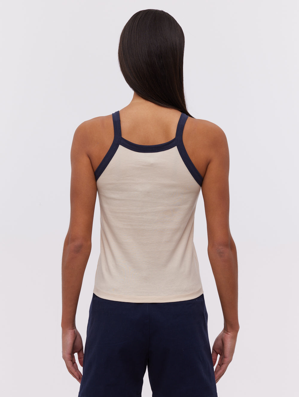 Kiyomi Ringer Tank Top - Beige - Bench