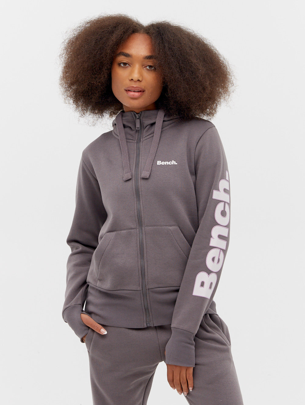 Marcie Zip-Up Hoodie Tracksuit Bench