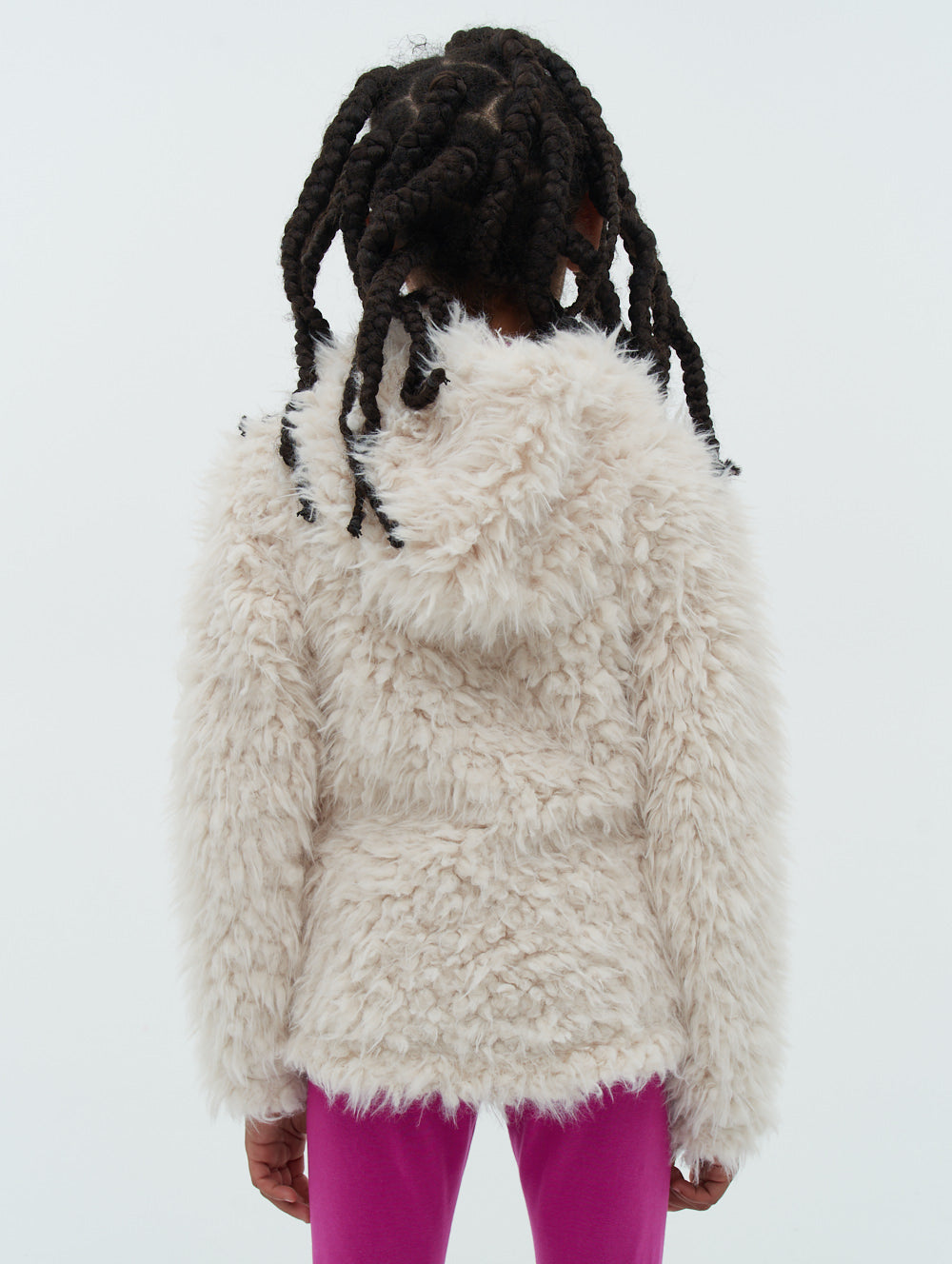 Fluffy on sale fur hoodie