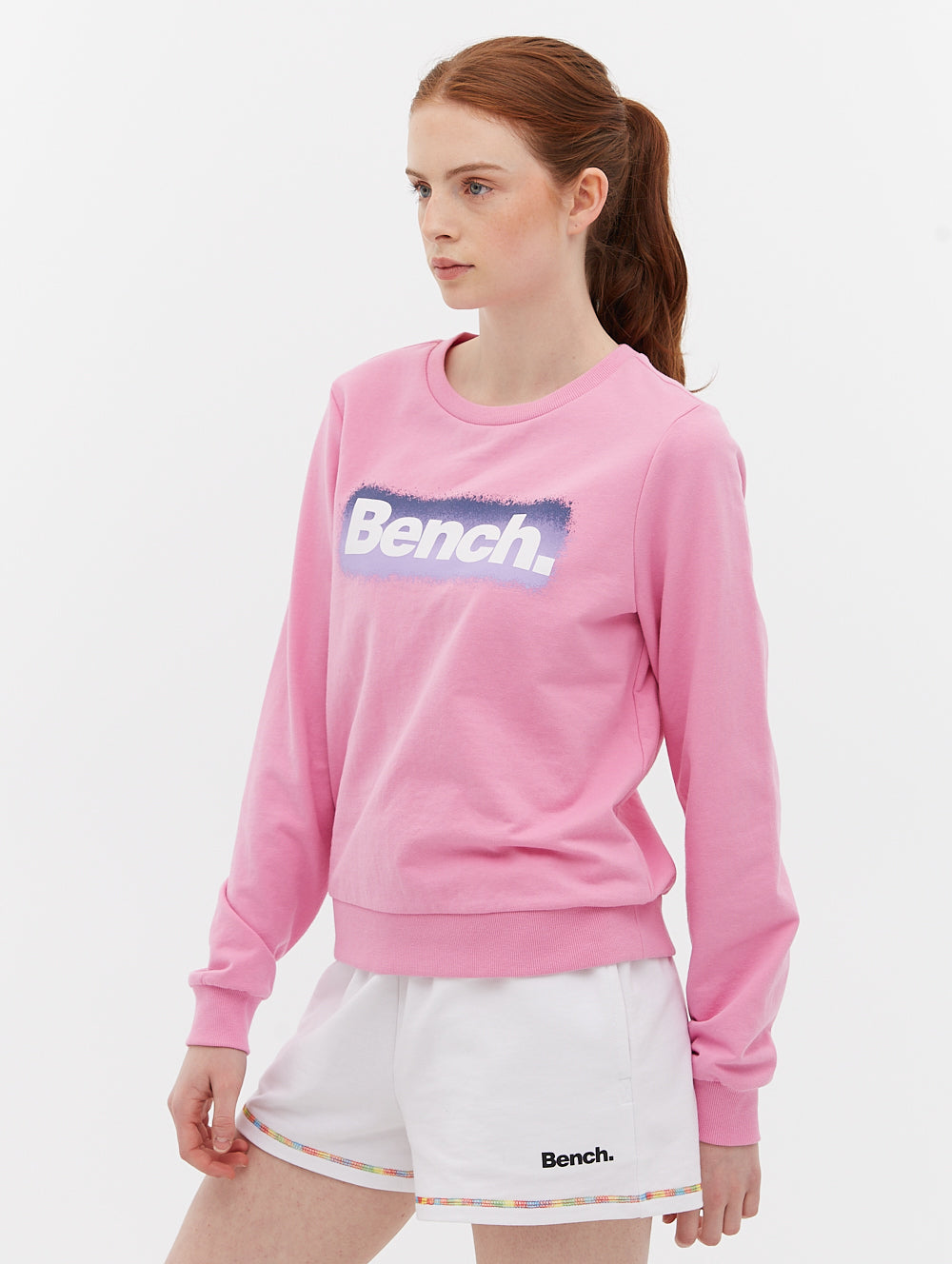 French Terry Graphic Crew Neck Sweatshirt - BLEHA0421M