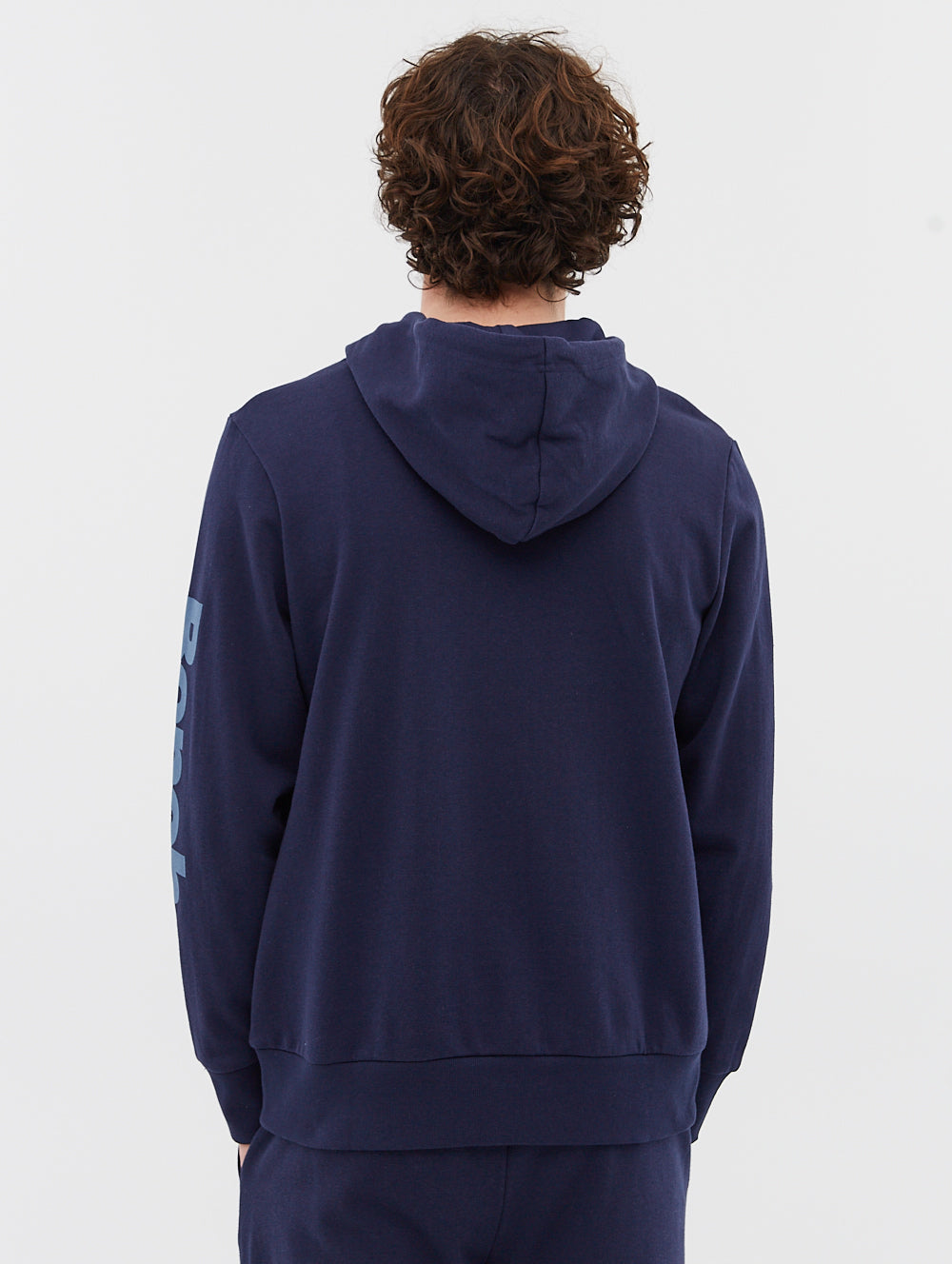 Fleece Hoodie Sleeve Logo