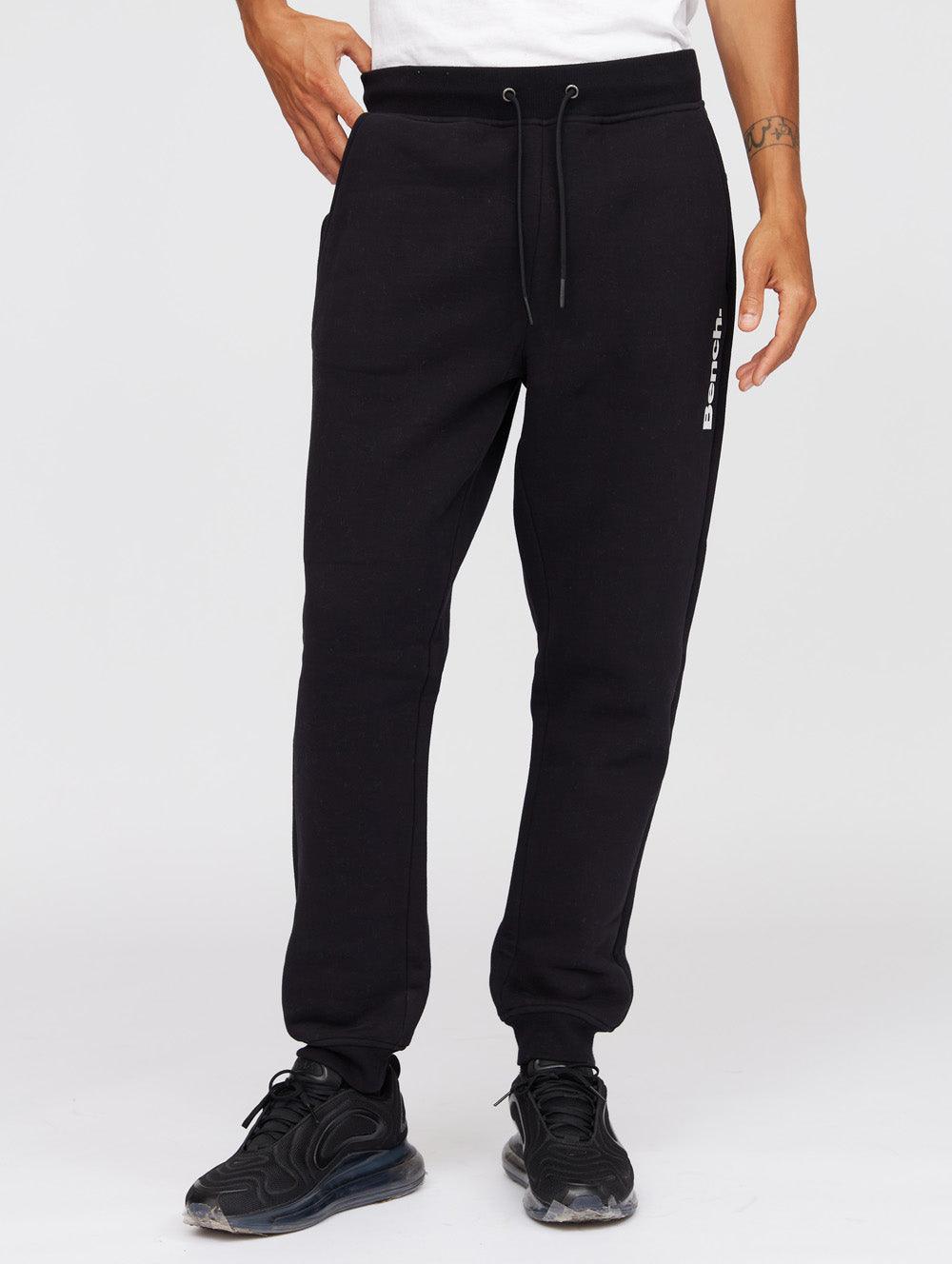 Mens Jogger with Textured Logo - BMNE40349K - Bench