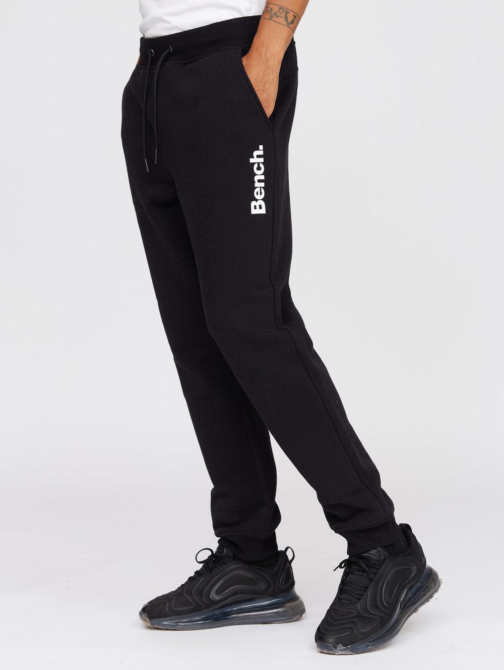 Mens Jogger with Textured Logo - BMNE40349K - Bench