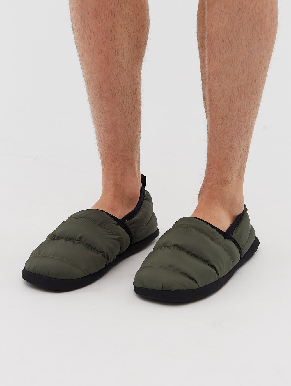 Men&#39;s Sherpa Puffer Scuff Slipper