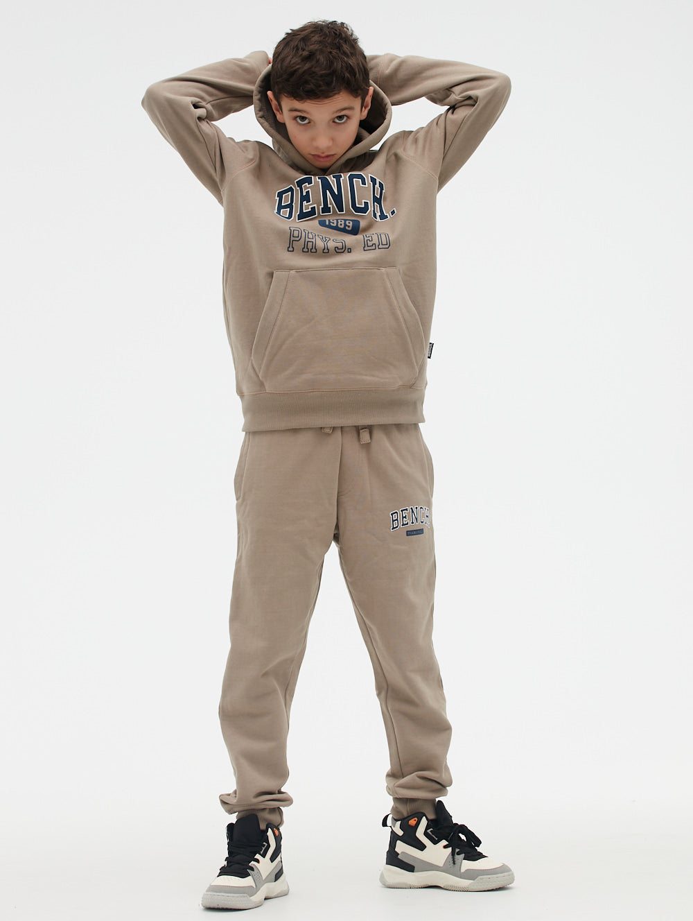 Boys 2025 khaki hoodie