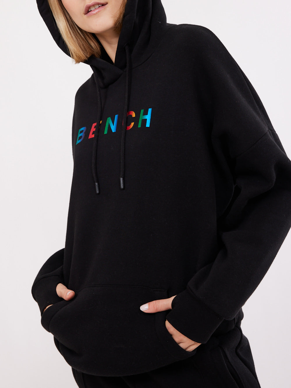 Loxley Rainbow Foil Oversize Hoodie