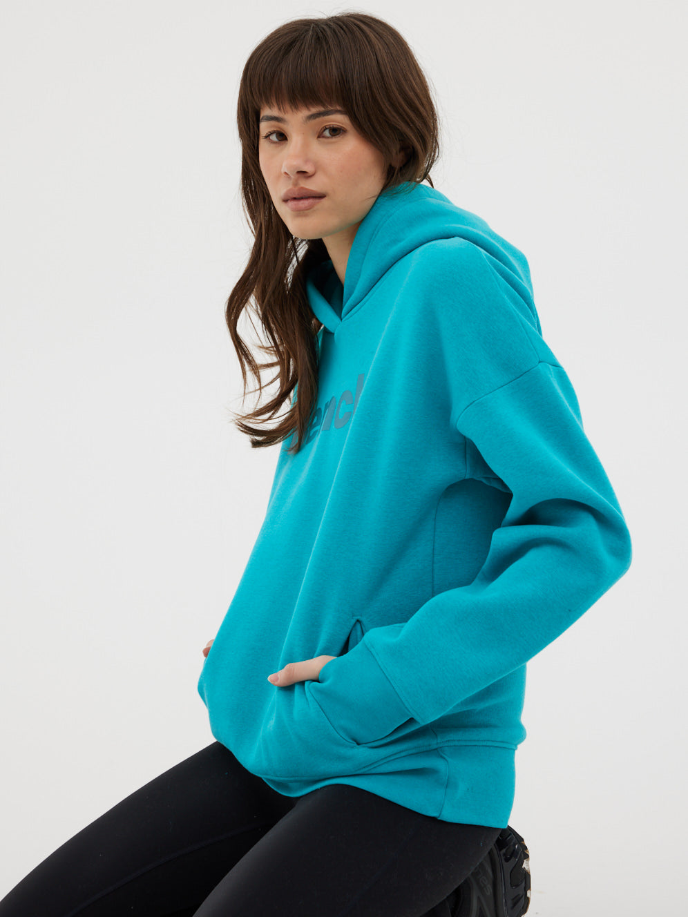 Teal hoodie women's sale